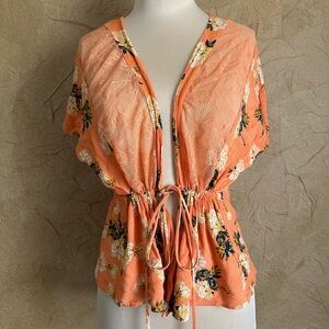 Liberty Love Coral Lace Bralette